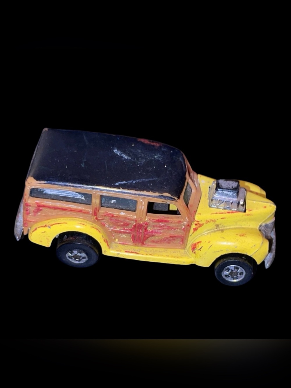 Vintage 1979 Hot Wheels 40's Woodie Yellow Hi Rakers 1131 Malaysia Loose